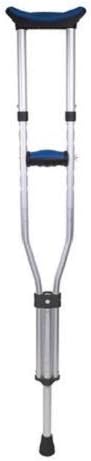 Carex Folding Aluminum Underarm Crutches for Adults, Adjustable Height, Pair

