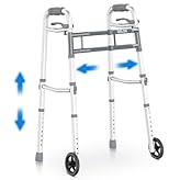 Delog Narrow Walkers for Seniors, Adjustable Width, Tight Space Support Up to 350 lb