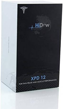 HiDow Dual Channel TENS EMS Unit Muscle Stimulator 12 Modes Electronic Pulse Massager

