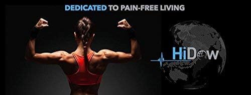 HiDow Dual Channel TENS EMS Unit Muscle Stimulator 12 Modes Electronic Pulse Massager

