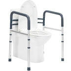 Lianjindun Adjustable Toilet Safety Rails with Armrests, Foldable Support Bars