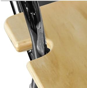 Patient Slide Transfer Board for Wheelchair Transfers, Sliding Seat and Grab Handles

