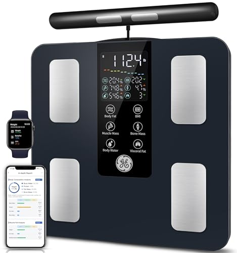 GE Smart Scale Digital Body Weight Scale 8-Electrode BIA Body Composition Analyzer