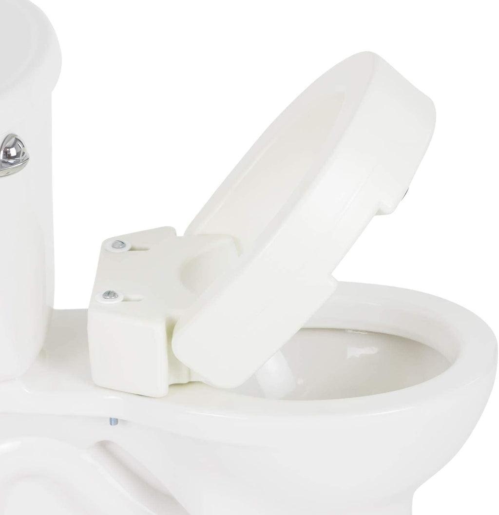 Vive Raised Toilet Seat Riser and Extender, Elevated Toilet Seat Booster for Adults

