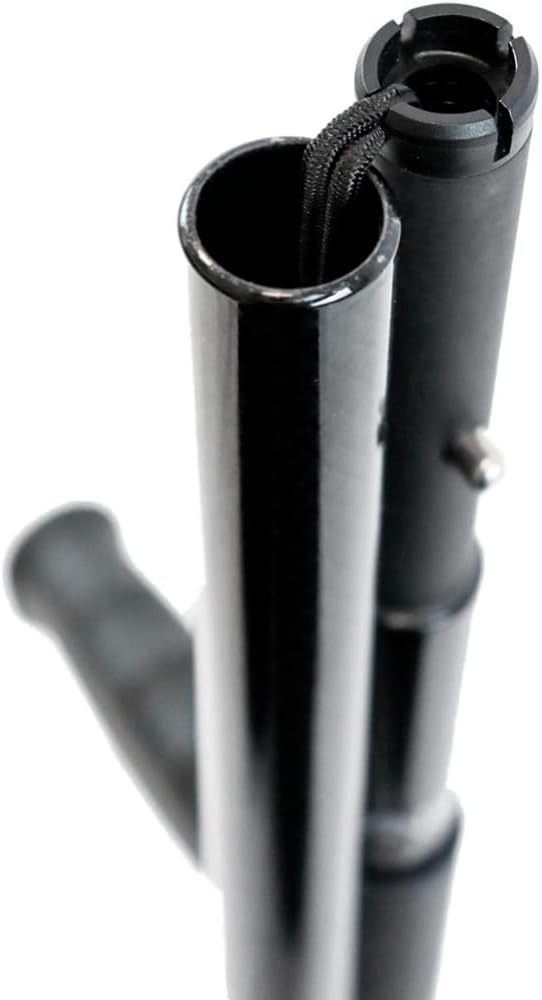 KMINA Foldable Carbon Fiber Forearm Crutches, Open Cuff, Folding Lightweight

