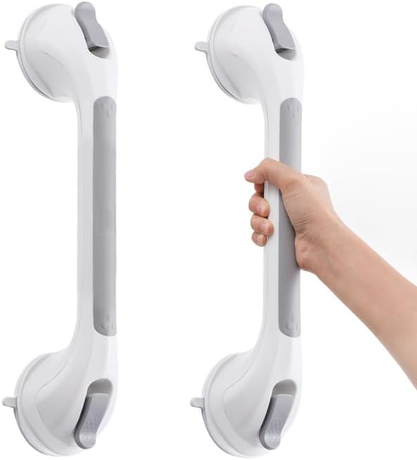 Suction Cup Shower Grab Bar Safety Handrail for Bathtub and Shower

