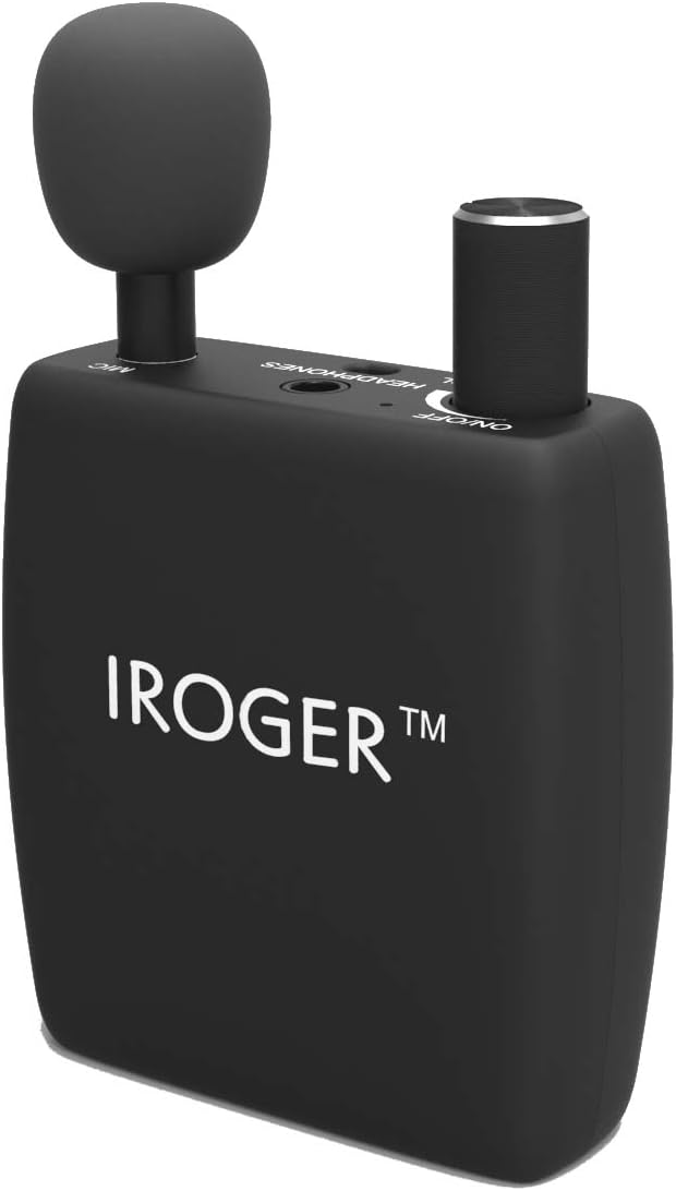 iRoger Rechargeable Personal Sound Amplifier PSAP with Directional Microphone

