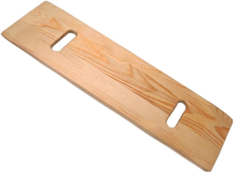 Slide Transfer Board with Handles, Heavy-Duty Wood Mobility Aid, 500 lb Capacity

