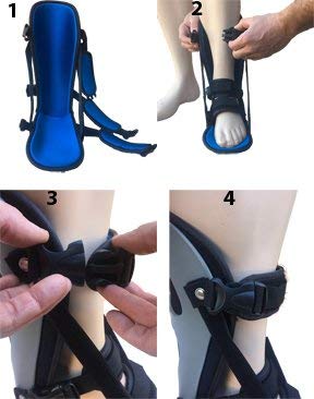 Alpha Medical Plantar Fasciitis Night Splint Heel & Foot Pain PF Brace L4398

