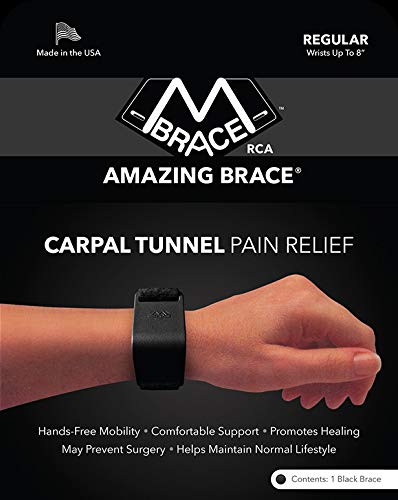 M BRACE RCA Carpal Tunnel Wrist Brace, Lightweight Support for Nerve Relief

