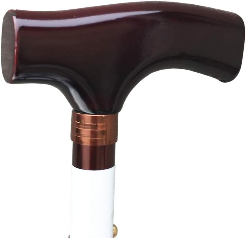 Adjustable Folding Walking Cane Support Stick for Mobility, 4-Section, 31.5–35.4 in


