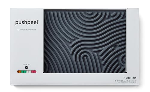 Pushpeel XL Expandable Silicone Sensory Activity Board, Quiet Fidget Toy
