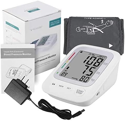 Electronic Upper Arm Blood Pressure Monitor, Automatic Digital BP Monitor

