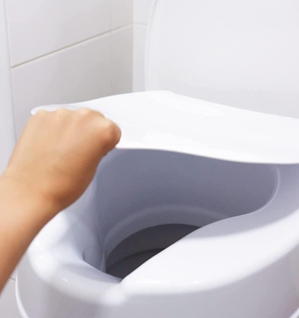 PEPE Mobility Raised Toilet Seat with Lid for Elderly, Round and Elongated

