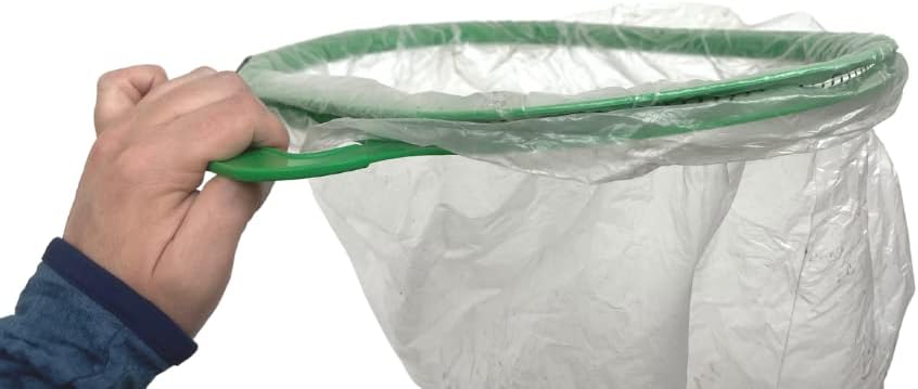 Handy Bag Opener Plastic Ring with Handle for Easy Lifting and Carrying

