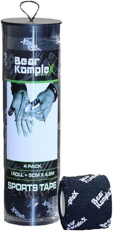 Bear Komplex Athletic Sports Tape, Sweatproof Non-Slip Breathable Adhesive Wrap 5cm

