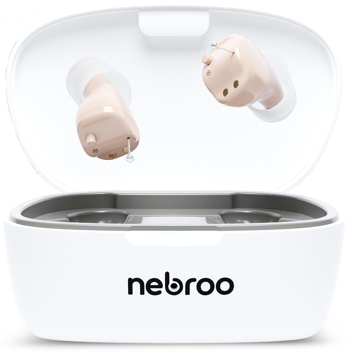 PRO Rechargeable Hearing Aids, 16-Hour In-Canal Amplifier for Adults & Seniors

