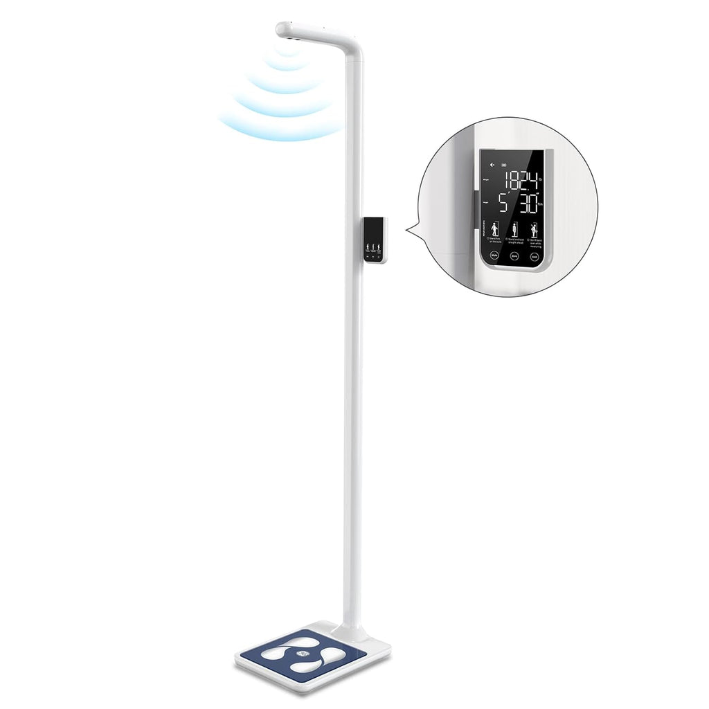 GE Digital Physician Scale with Ultrasonic Height Measurement, 485 lb Capacity

