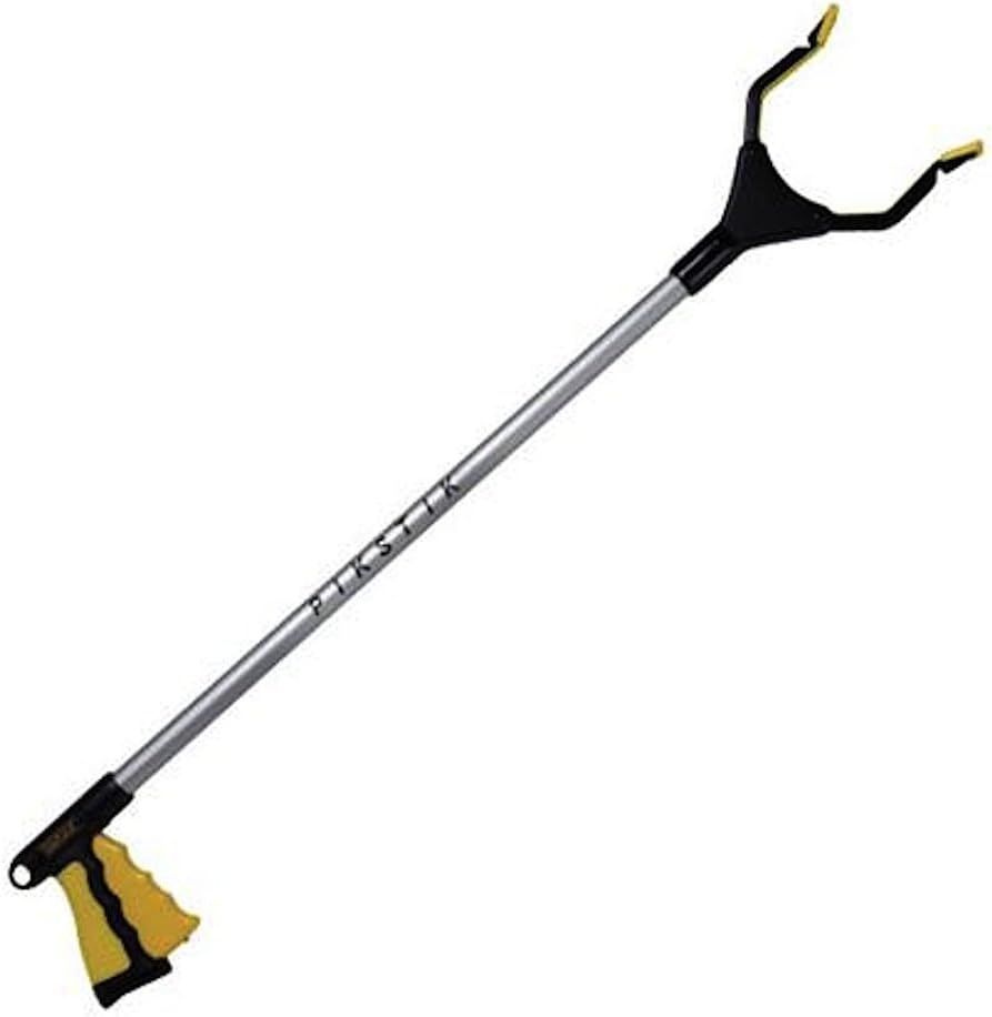 Pro P-321 Aluminum Reacher Grab Tool with 5.5 in Wide Jaw, 360° Rotating Head

