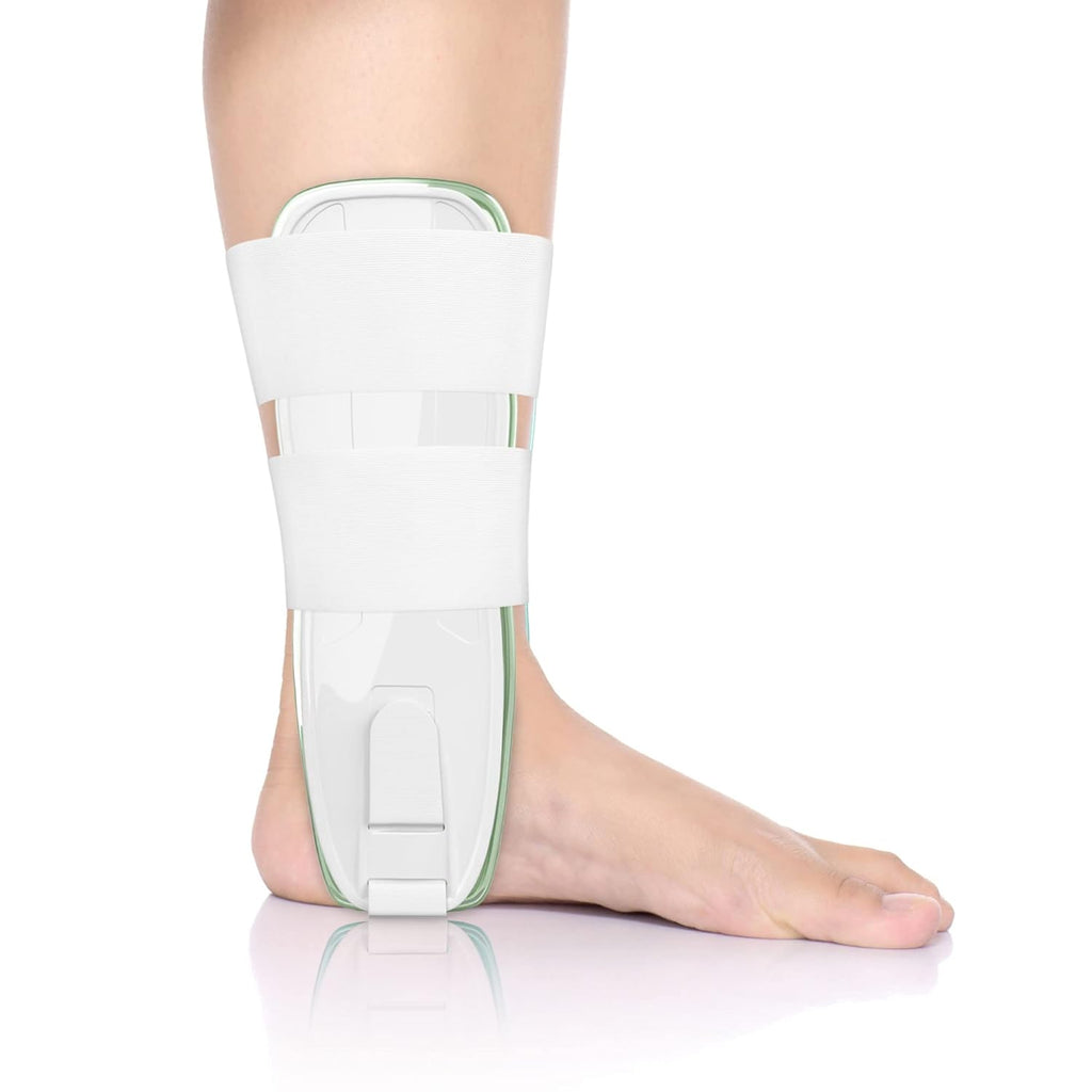 MARS WELLNESS Air Gel Ankle Stirrup Brace with Cold Therapy for Stabilized Support

