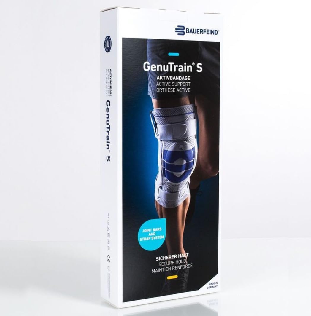 Bauerfeind GenuTrain S Hinged Knee Brace Support for Knee Joint Stability

