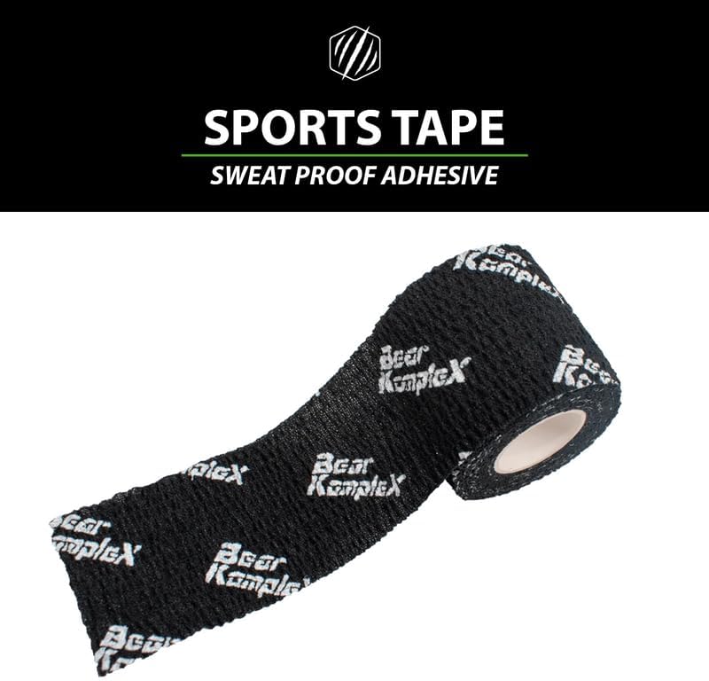Bear Komplex Athletic Sports Tape, Sweatproof Non-Slip Breathable Adhesive Wrap 5cm

