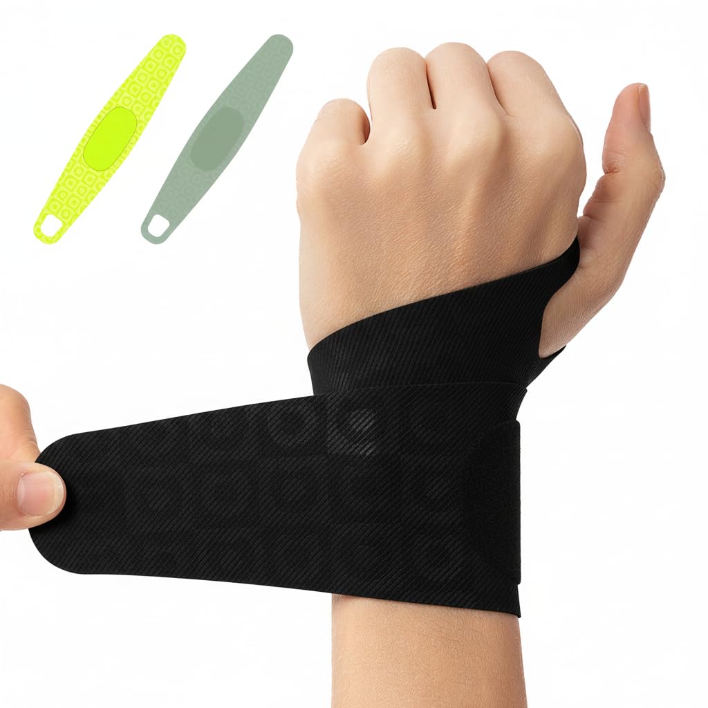 aoFIT Adjustable Wrist Brace for Carpal Tunnel and Tendonitis Support, Anti-Slip

