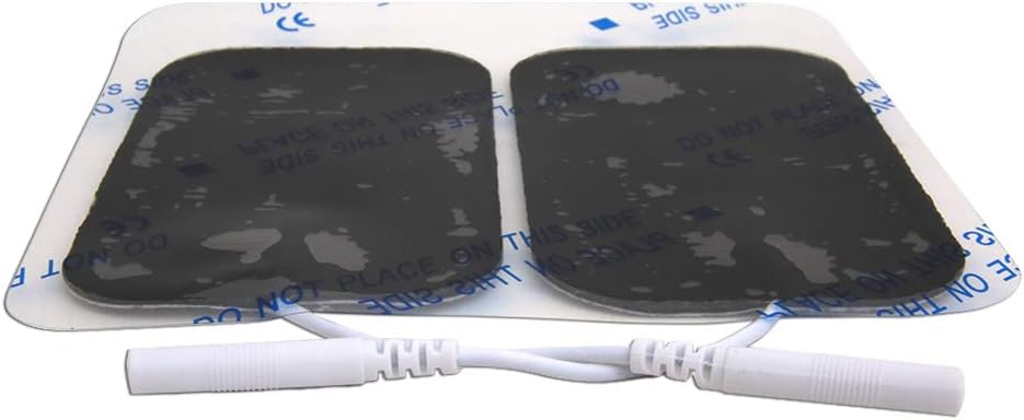 reserv TENS EMS Self-Adhesive Electrode Pads, Fabric-Backed, Rectangle, Latex-Free

