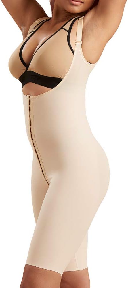 Marena Short-Length Girdle with High Back, Post-Surgical Shapewear Support

