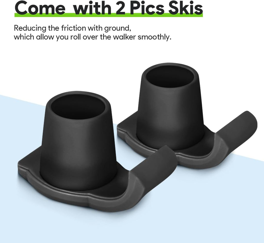 Delog Narrow Walkers for Seniors, Adjustable Width, Tight Space Support Up to 350 lb

