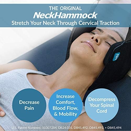 Neck Hammock Cervical Traction Device for Neck Decompression, Portable Neck Stretcher

