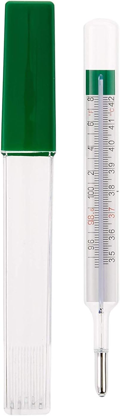 Mercury-Free Glass Oral Thermometer (C/F)


