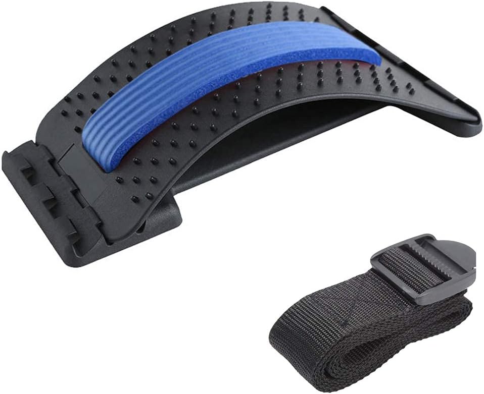 Back Stretcher Traction Device for Upper and Lower Back Pain Relief Posture Support

