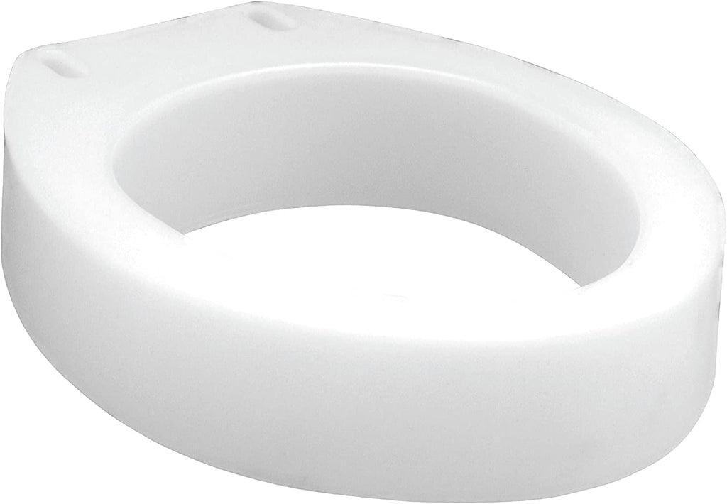 Carex Toilet Seat Riser, Raised Toilet Seat Elevator, Adds 3.5 in Height

