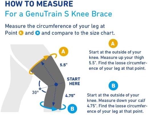 Bauerfeind GenuTrain S Hinged Knee Brace Support for Knee Joint Stability


