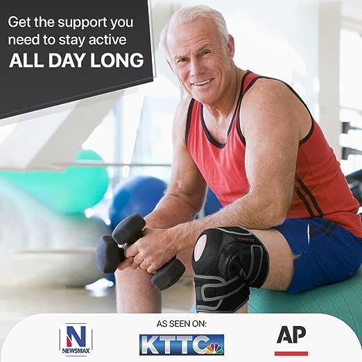 Dr. Brace Elite Knee Brace with Side Stabilizers and Patella Gel Pads

