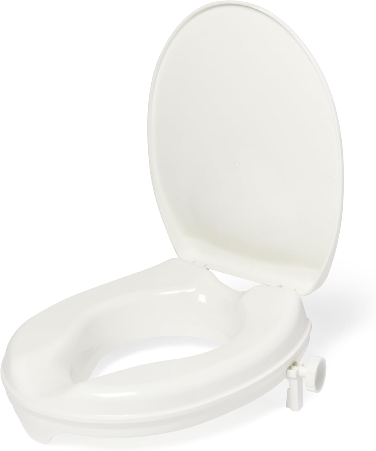 Medline 2 in Universal Locking Toilet Seat Riser with Lid


