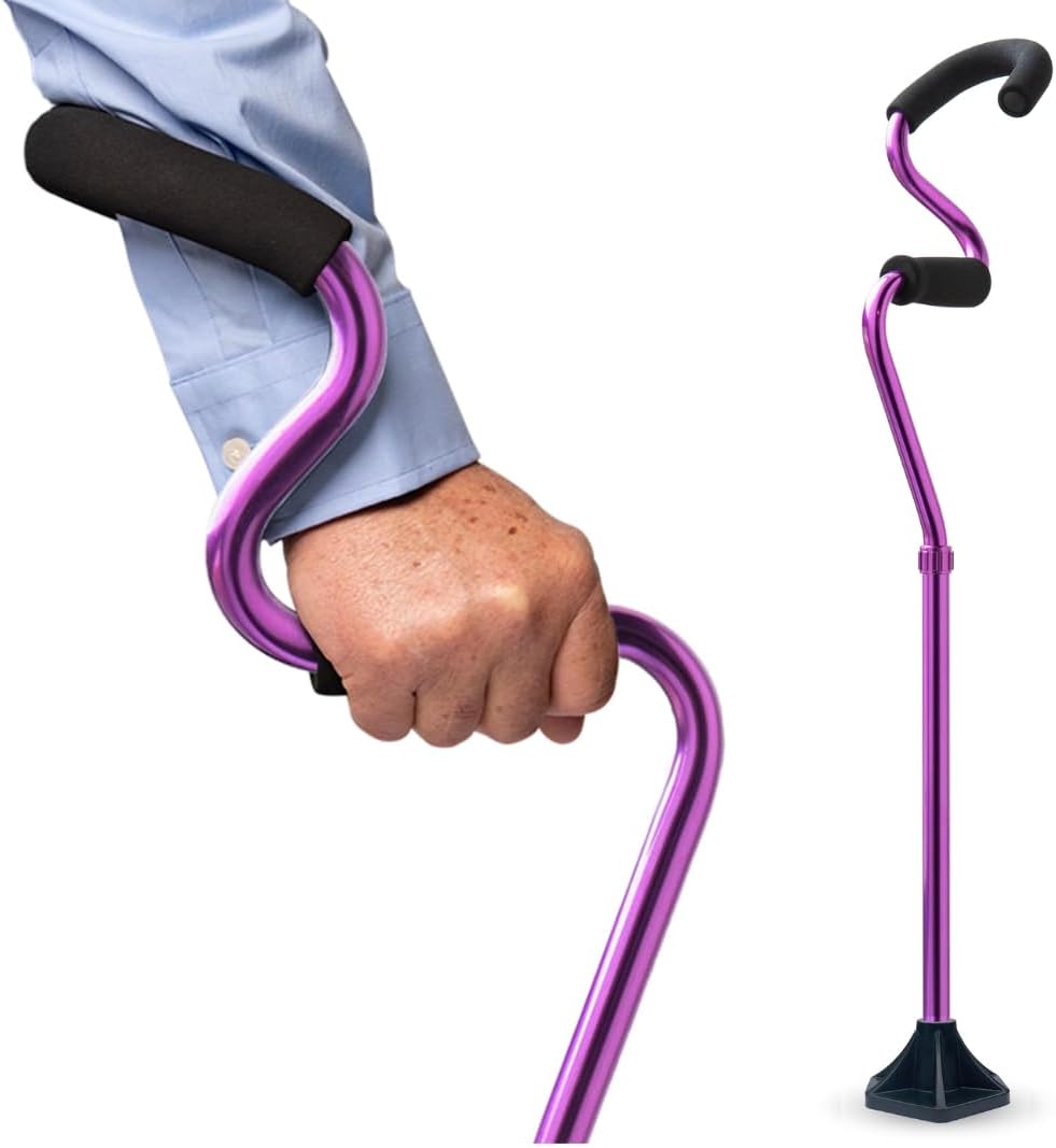 StrongArm Comfort Forearm Brace Adjustable Walking Cane, Lightweight Support

