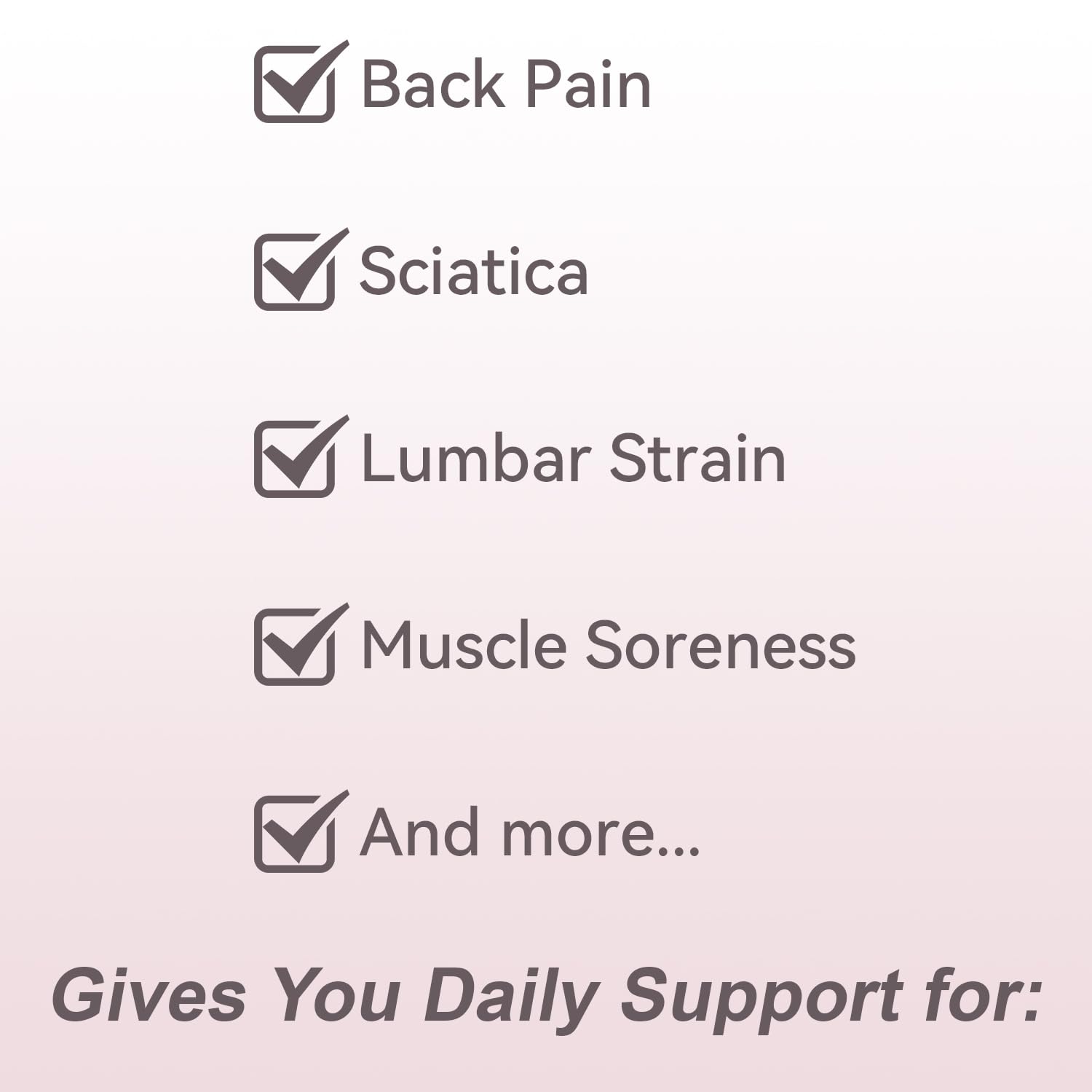 Ultra Breathable Thin Back Brace for Lower Back Pain, Adjustable Lumbar Support

