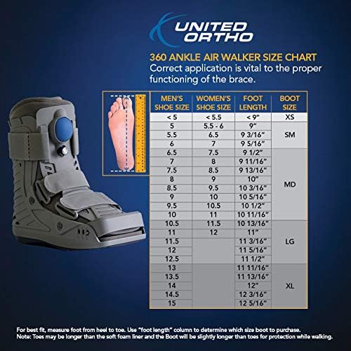 United Ortho USA16117 360 Air Walker Walking Brace

