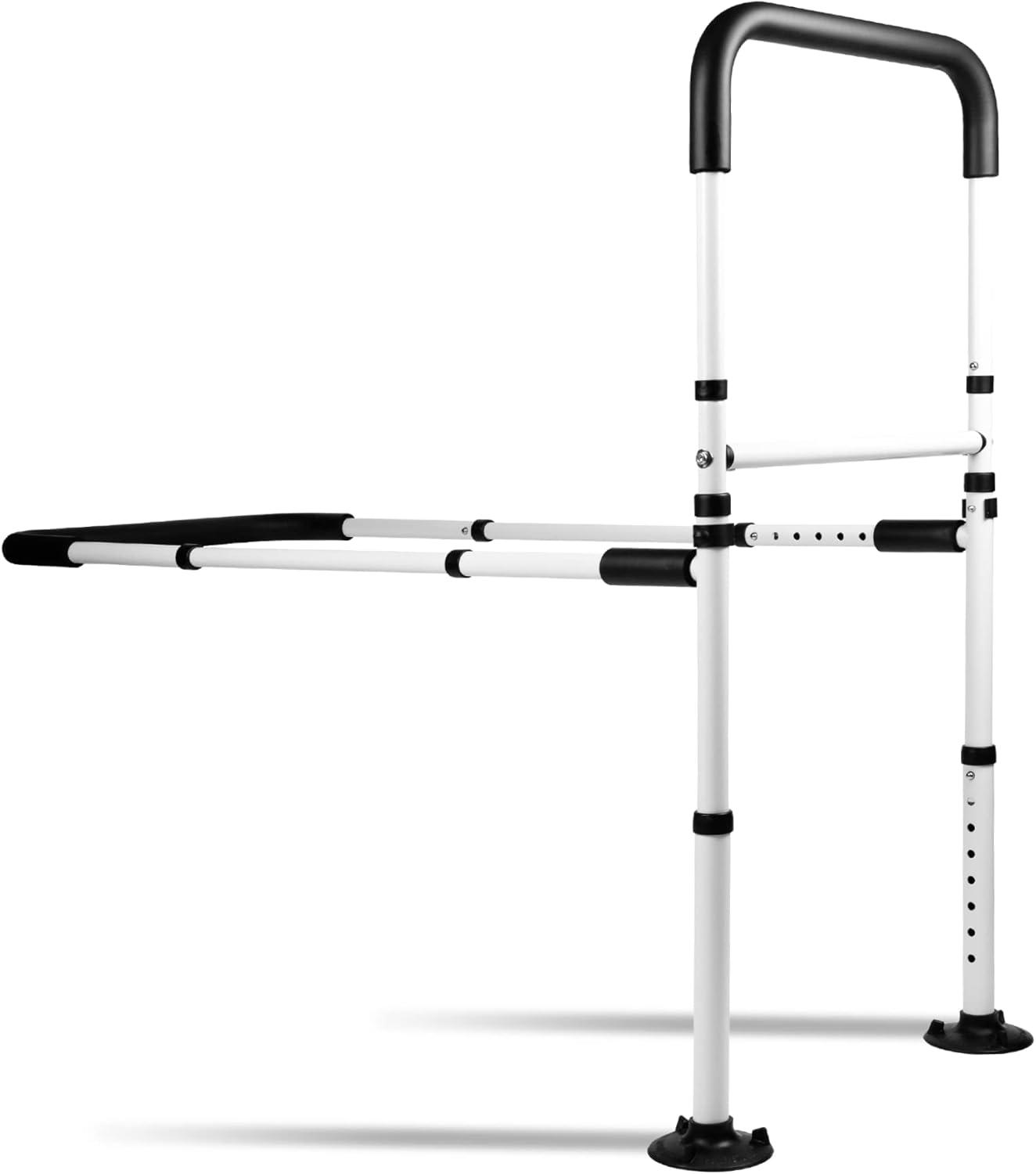 LandTale Adjustable Bed Assist Rail with Handle, Safety Grab Bar for Bed

