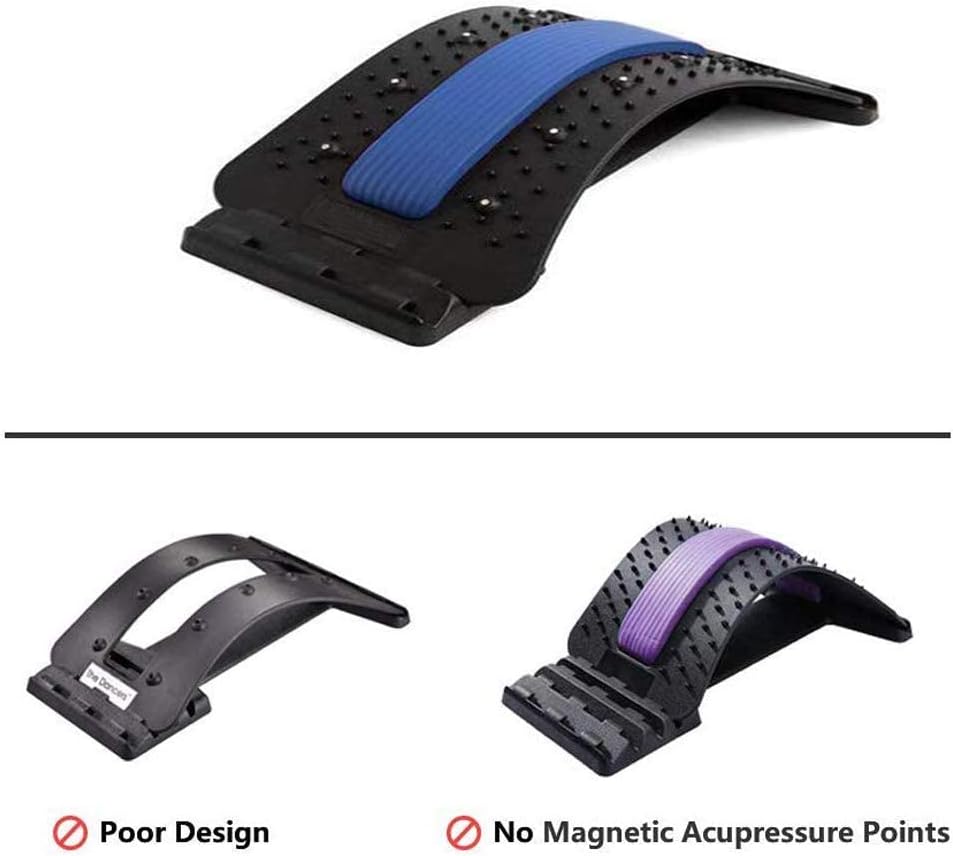 Back Stretcher Traction Device for Upper and Lower Back Pain Relief Posture Support

