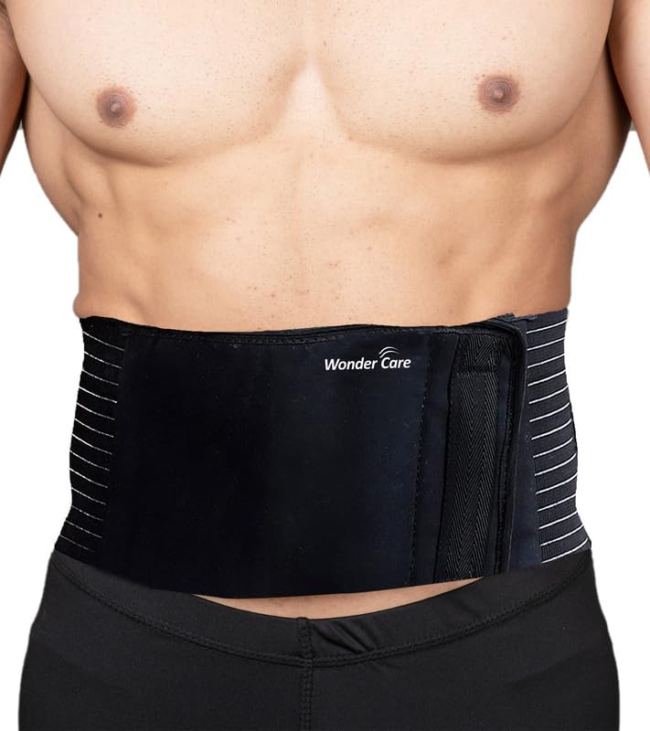 Wonder Care Umbilical Hernia Support Belt Abdominal Binder with Removable Compression Pad

