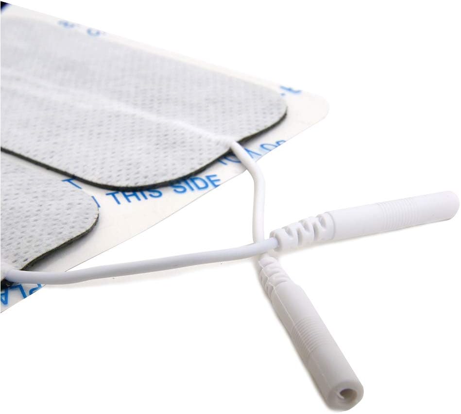 reserv TENS EMS Self-Adhesive Electrode Pads, Fabric-Backed, Rectangle, Latex-Free

