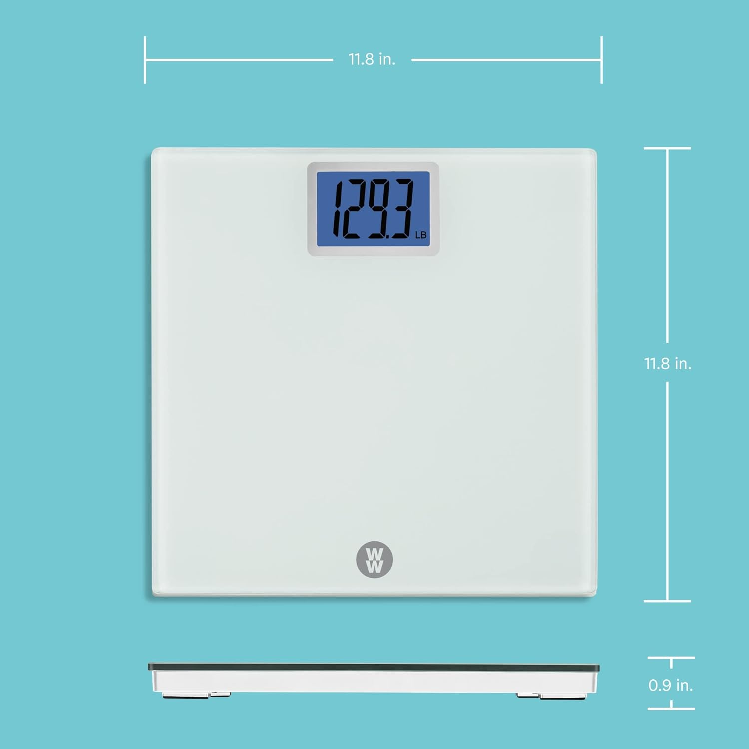 Weight Watchers by Conair Digital Bathroom Scale for Body Weight

