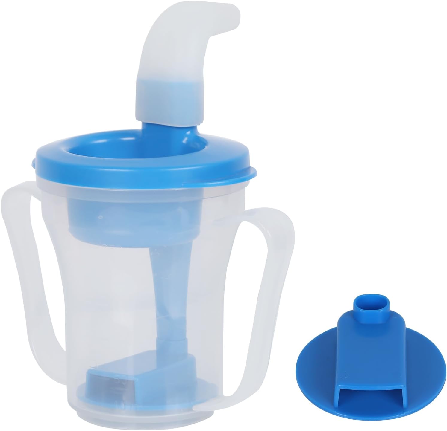 Ehucon Dysphagia Limited Flow Drinking Cup with Lid Slot, 5cc/10cc Inserts

