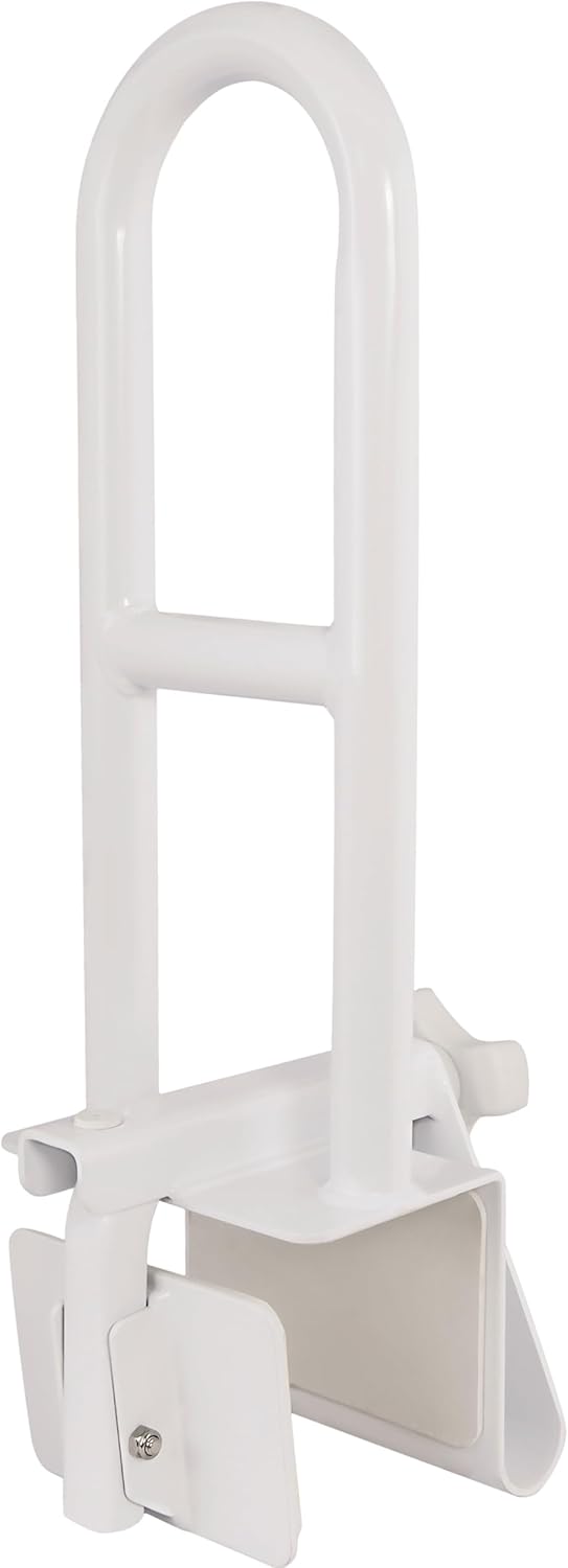 Vaunn Medical Bathtub Safety Rail Shower Grab Bar Handle, Stainless Steel

