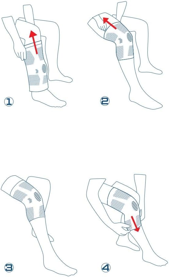 NEENCA Kids Knee Brace Sleeve with Patella Gel Pad and Side Stabilizers


