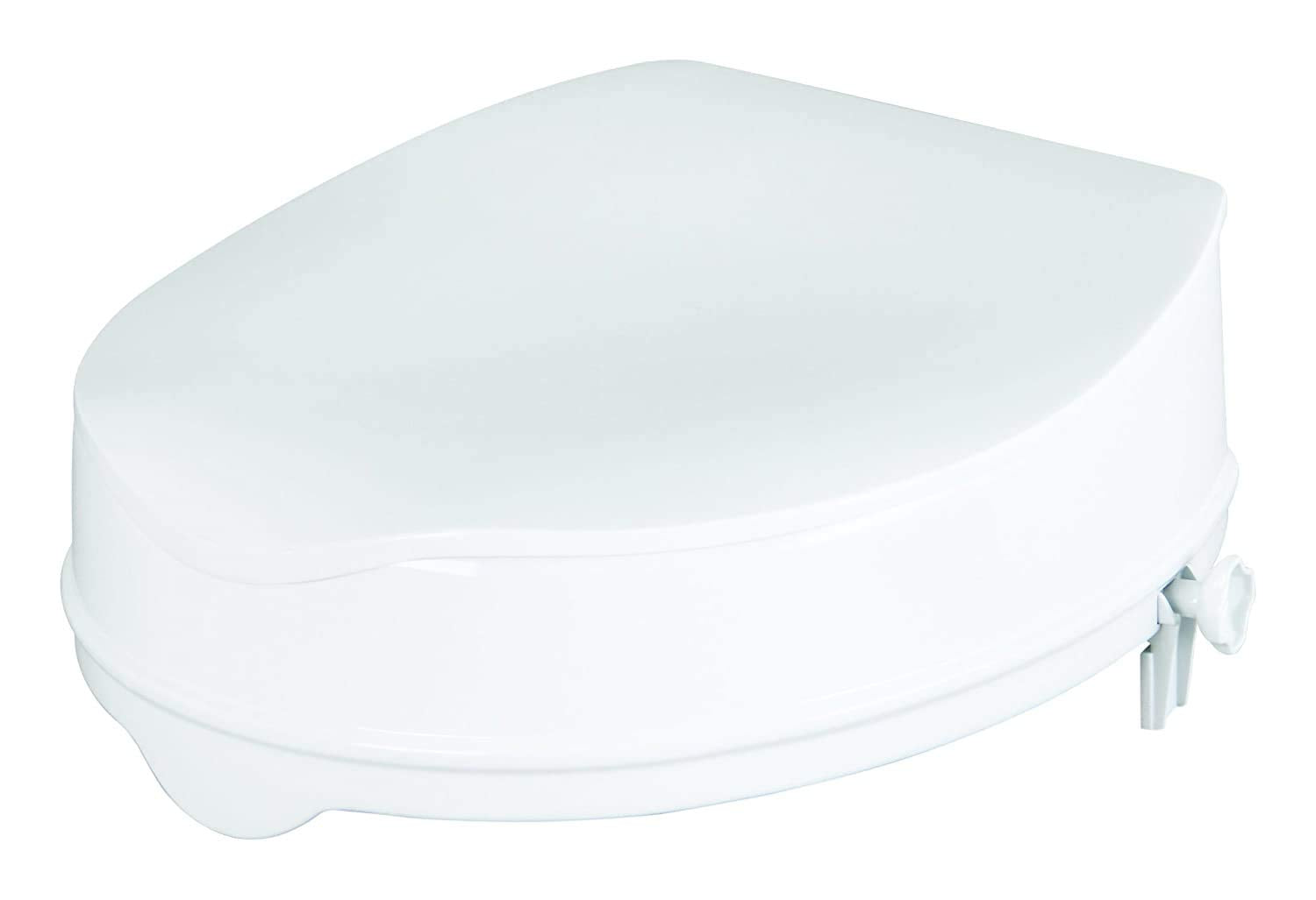 Homecraft Savanah Raised Toilet Seat, Elevated Seat Riser for Most Toilets

