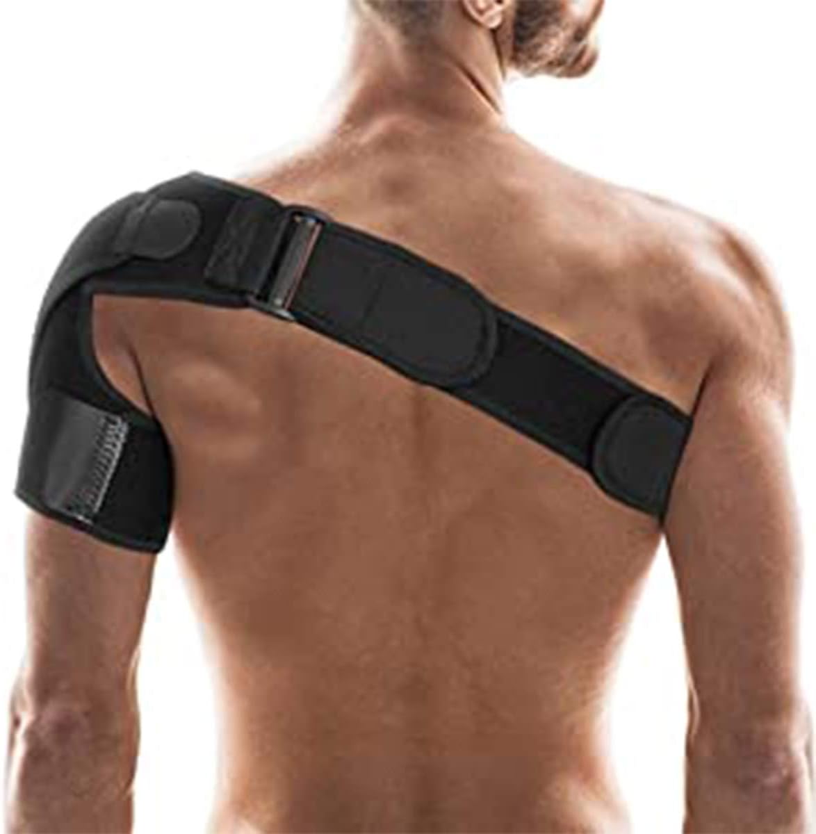 Copper Joe Copper-Infused Compression Shoulder Brace for Rotator Cuff Support

